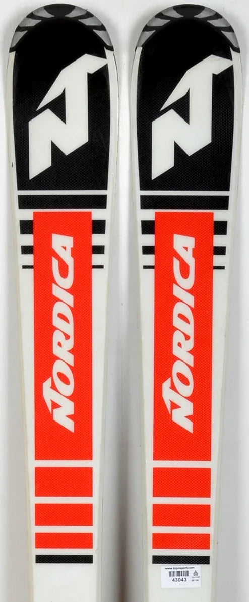 Nordica TEAM J RACE white / red - skis d'occasion Junior – Top N