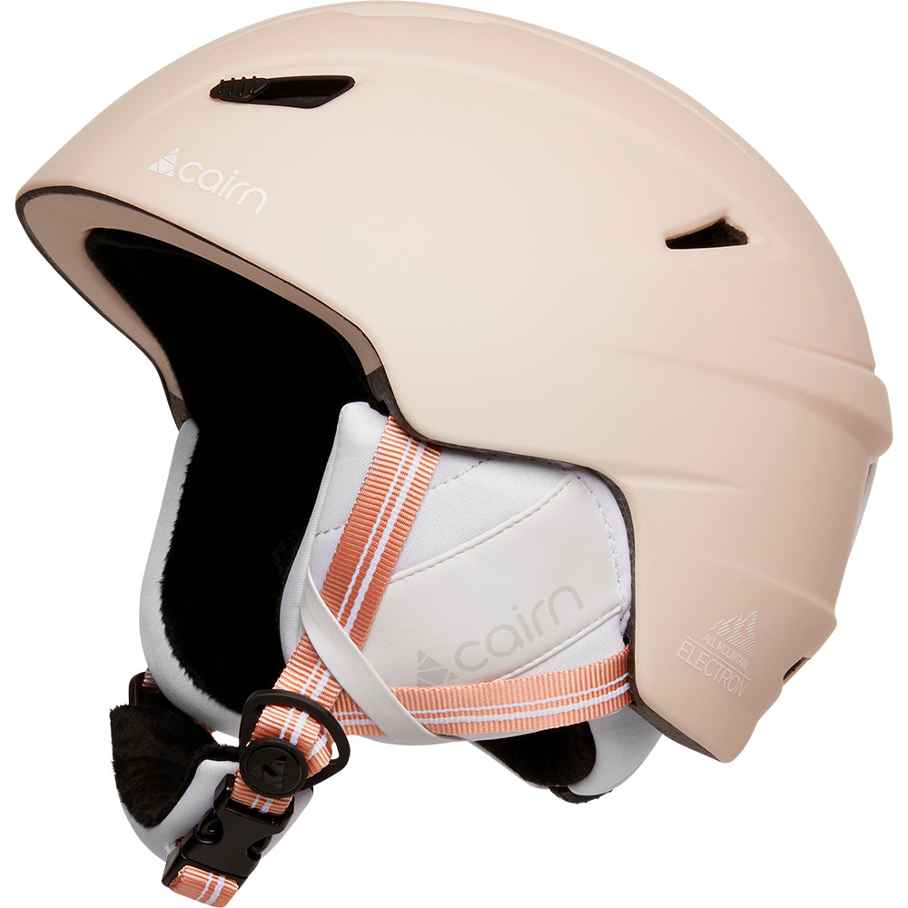 Casque Mixte Cairn Fusion - Taille L (59/62), Pastel Rose, LED Intégrée, 24 Aérations