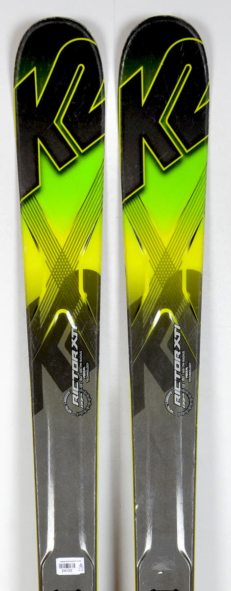 k2 80 xti ski AMP grey Tapered tip K2 RICTOR 80 XTI -