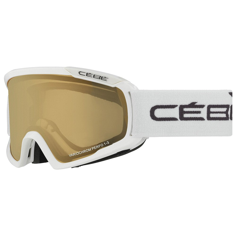 Cébé Fanatic M White NXT Variochrom - masque de ski photochromique  –  Top N Sport, professionnel du matériel de ski d'occasion