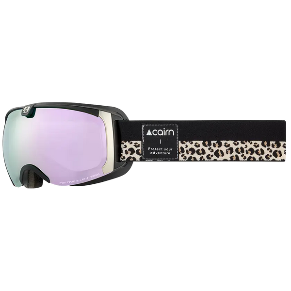 Cairn Pearl SPX3 Mat Black Leopard - masque de ski neuf