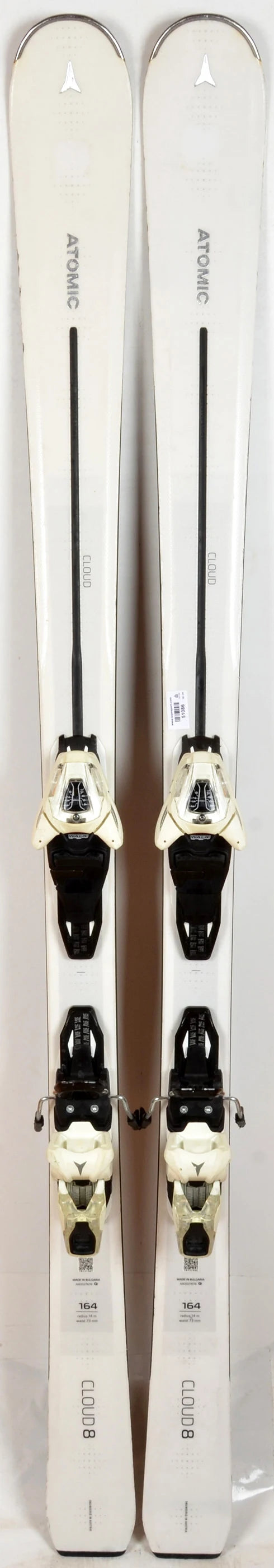 Atomic CLOUD 8 white / blk - skis d'occasion Femme
