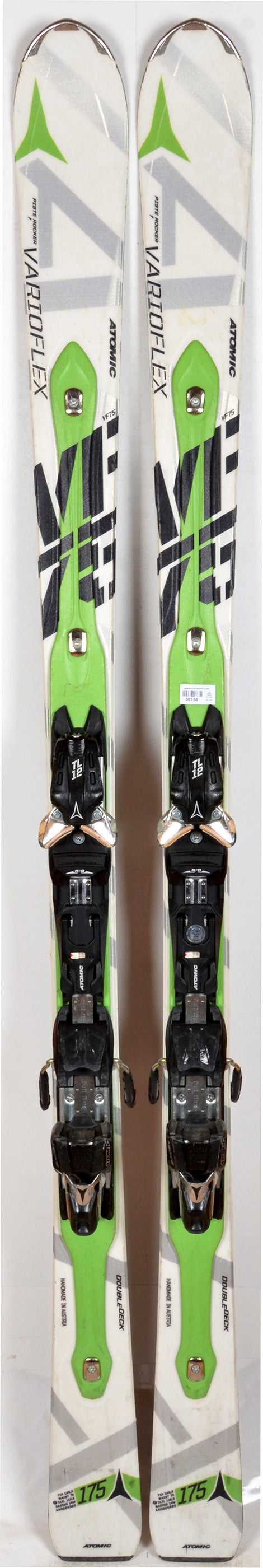 Atomic D2 VARIOFLEX 75 white / green - skis d'occasion