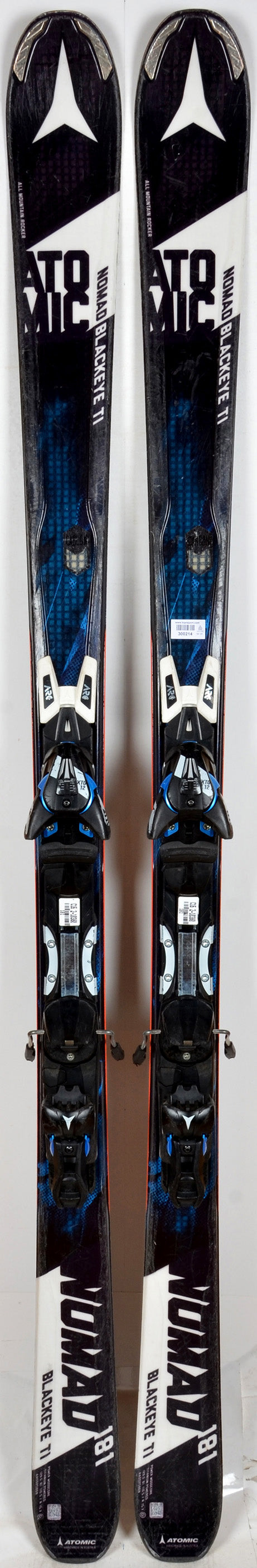 Atomic NOMAD BLACKEYE Ti full black - skis d'occasion