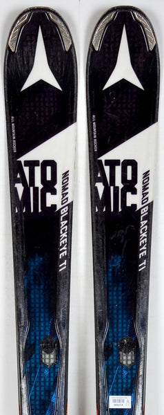 Atomic NOMAD BLACKEYE Ti full black - skis d'occasion – Top N
