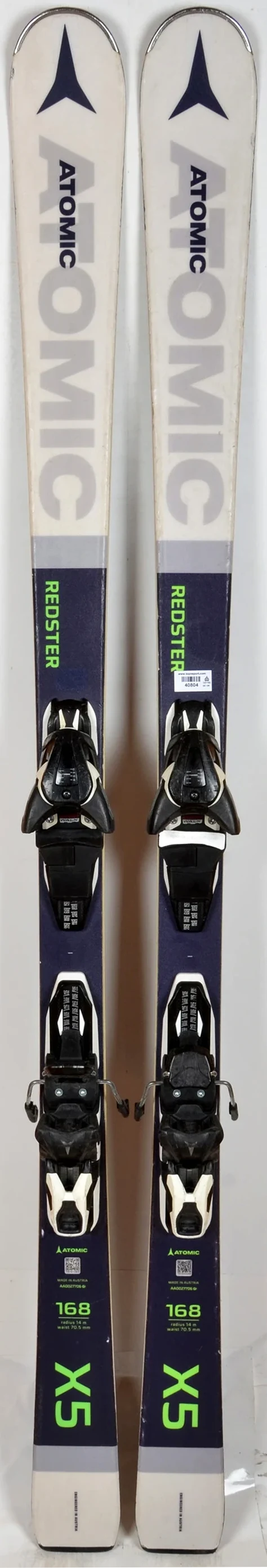 Atomic REDSTER X5 white - skis d'occasion