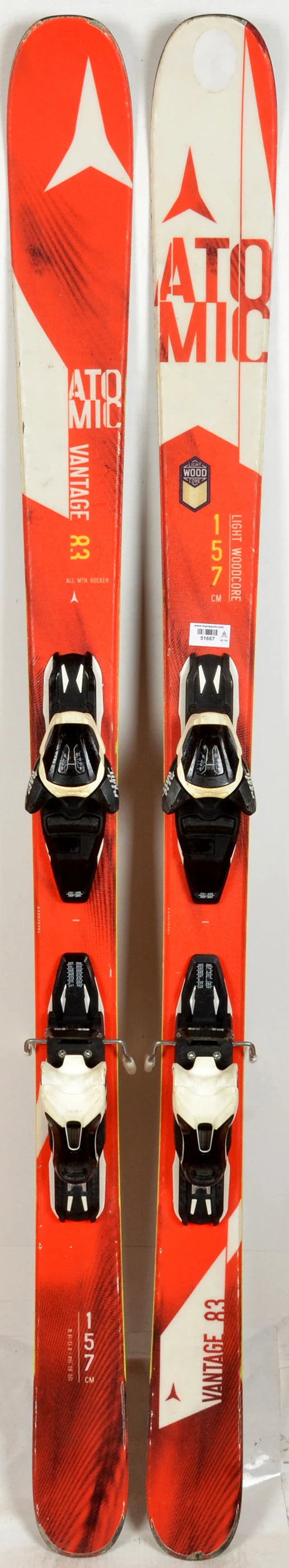 Atomic VANTAGE 83 white / red - skis d'occasion
