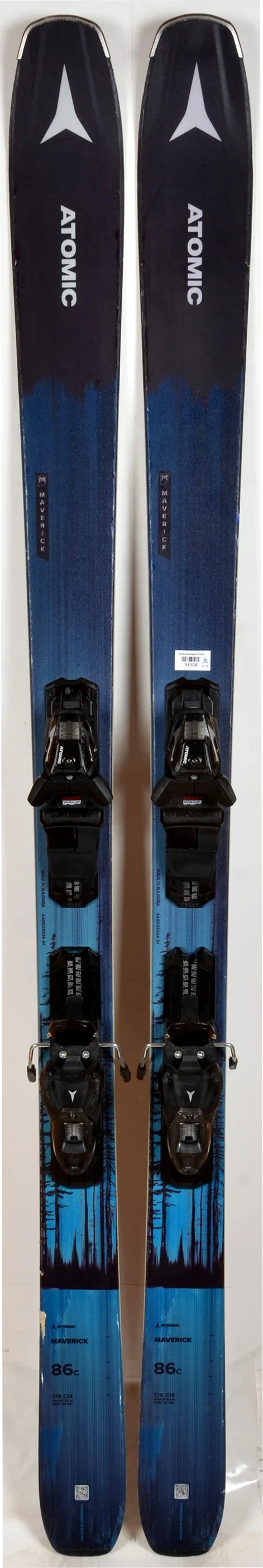 Atomic MAVERICK 86 C dark blue - skis d'occasion