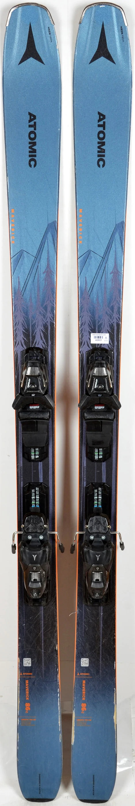 Atomic MAVERICK 86 C blue - skis d'occasion