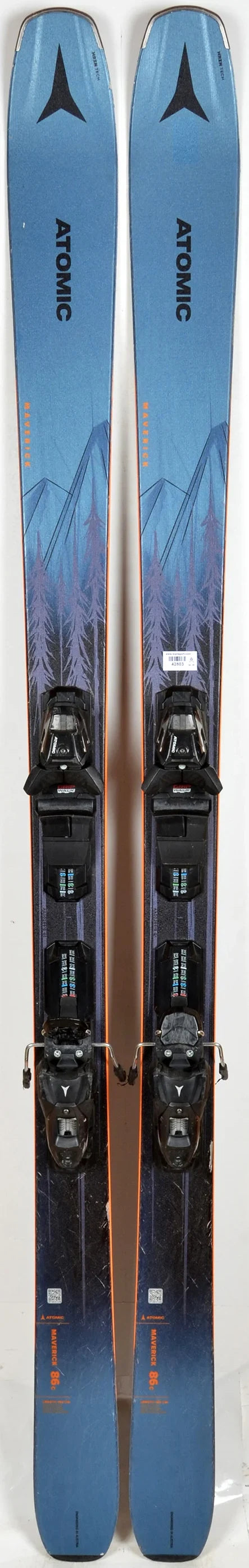 Atomic MAVERICK 86 C blue - skis d'occasion