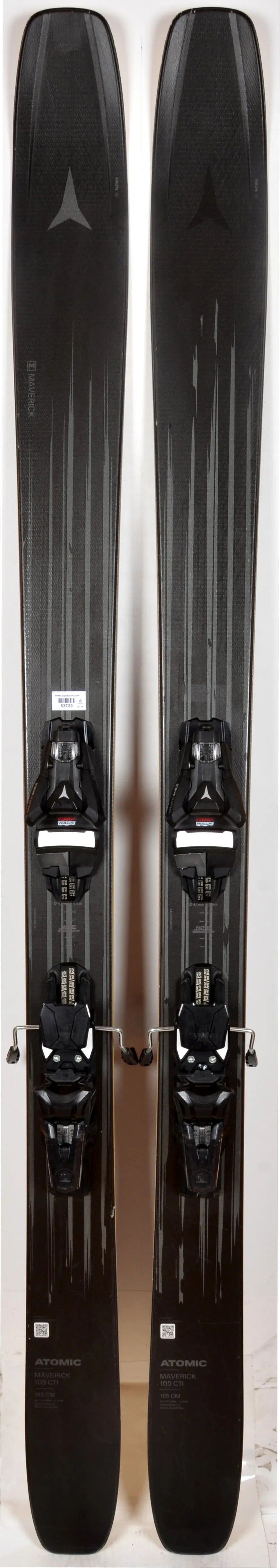 Atomic MAVERICK 115 CTI + STRIVE 13 GW R - TEST 2025 - skis d'occasion Atomic MAVERICK 115 CTI + STRIVE 13 GW R - TEST 2025 - skis d'occasion