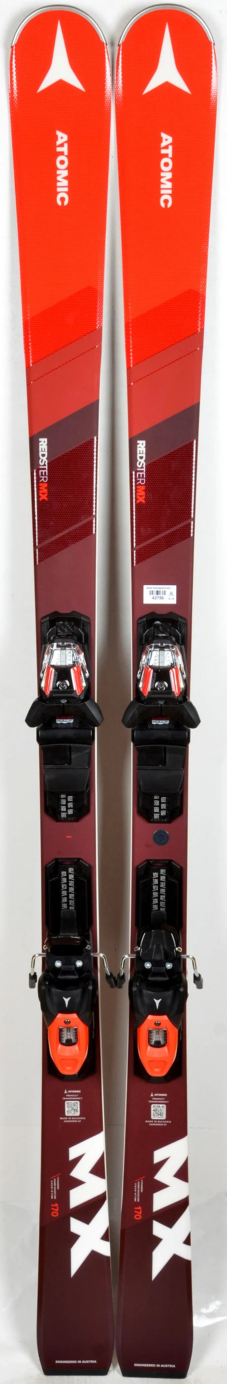 Pack neuf skis Atomic REDSTER MX 2025 + fixations M10 GW - neuf déstockage