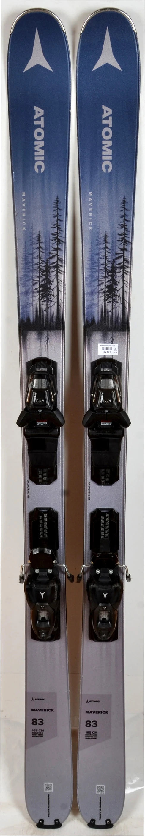Atomic MAVERICK 83 grey - skis d'occasion