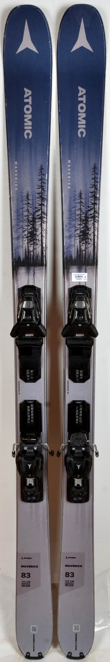 Atomic MAVERICK 83 grey - skis d'occasion