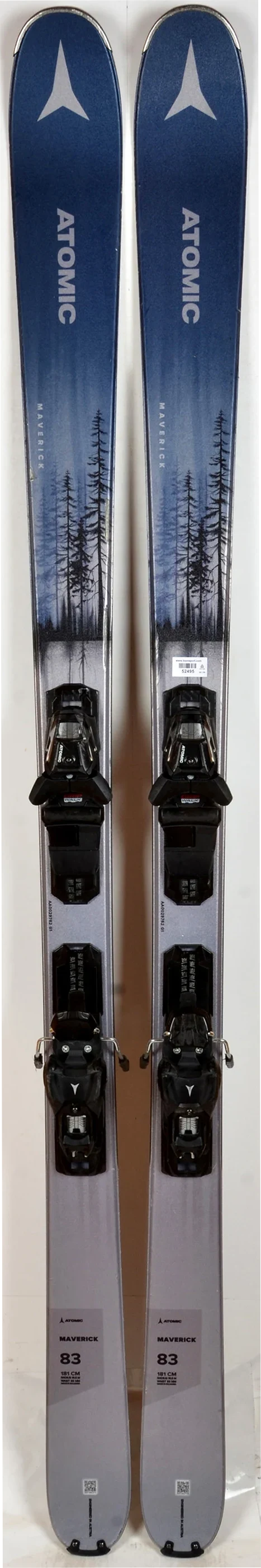Atomic MAVERICK 83 grey - skis d'occasion