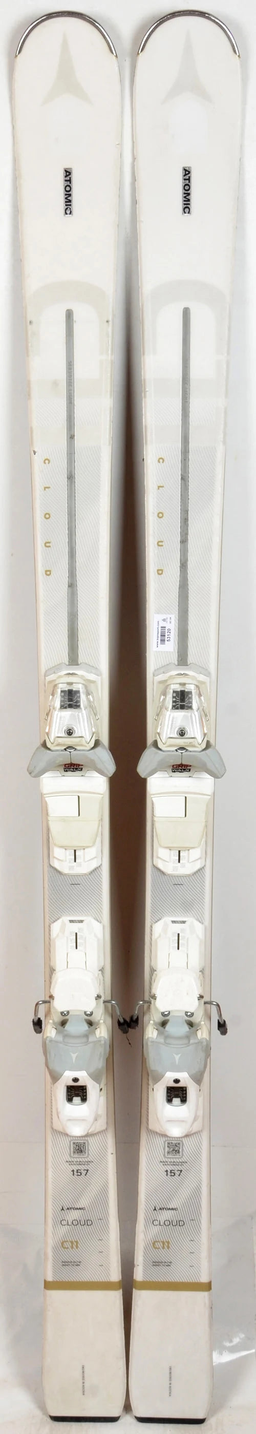 Atomic CLOUD C11 Revoshock Light white - skis d'occasion Femme