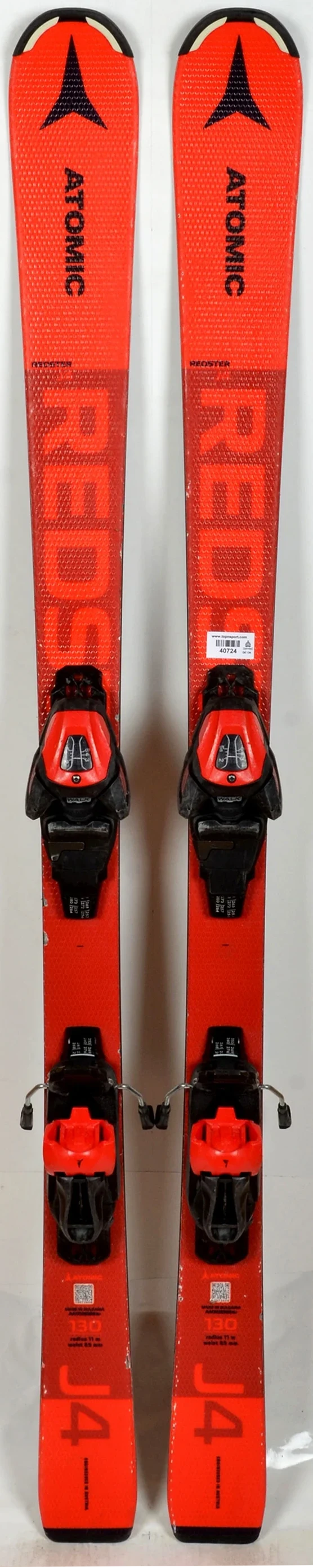 Atomic REDSTER J4 red  - skis d'occasion Junior
