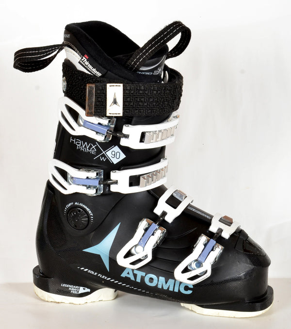 Atomic HAWX PRIME 90 W black - Chaussures de ski d'occasion Femme