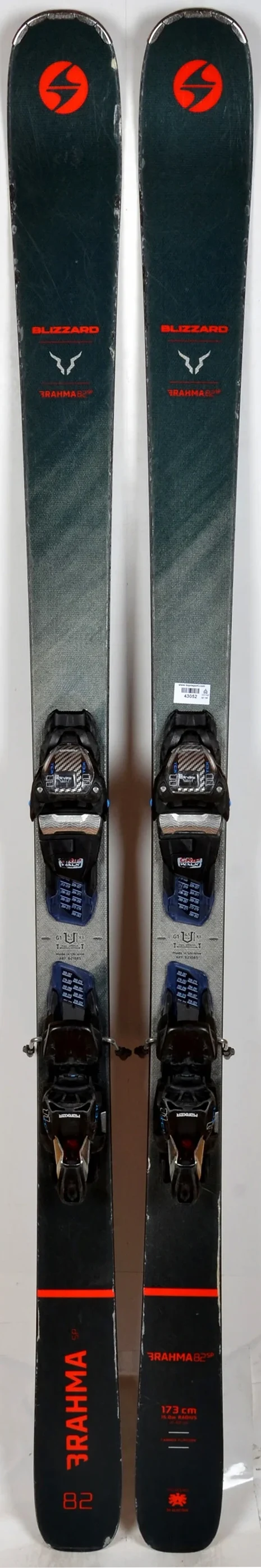 Blizzard BRAHMA 82 SP black - skis d'occasion
