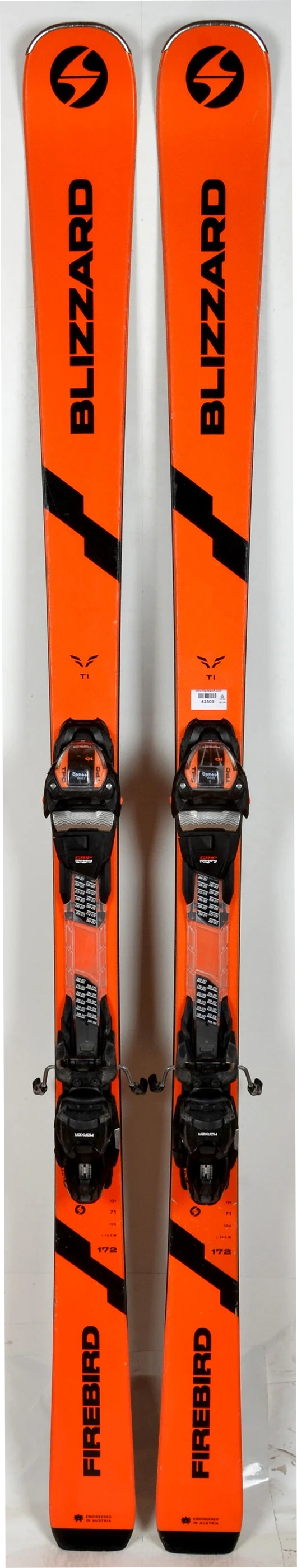 Blizzard FIREBIRD Ti orange - skis d'occasion