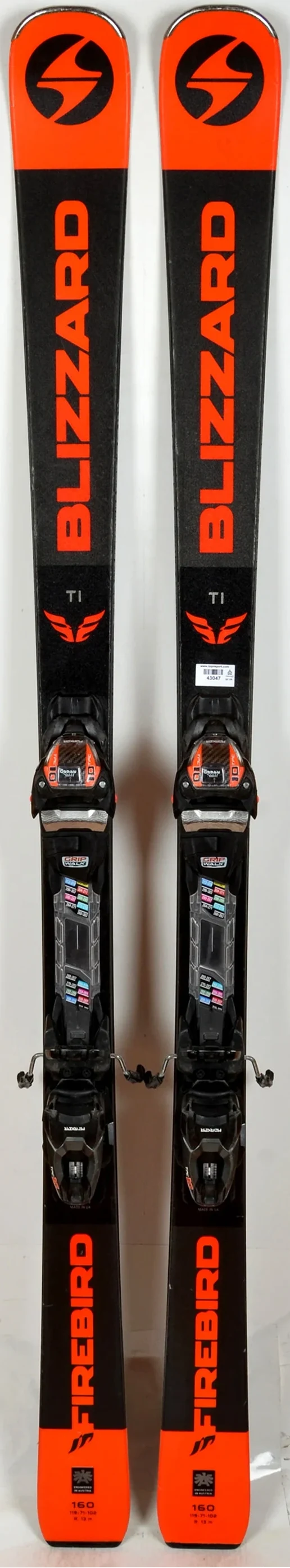Blizzard FIREBIRD Ti black - skis d'occasion