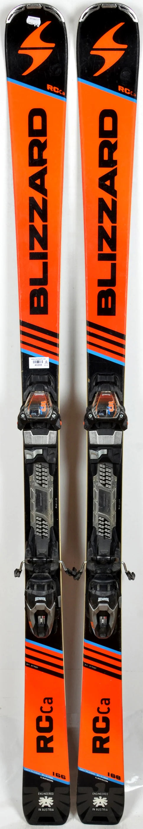 Blizzard RC CA ora/black - skis d'occasion