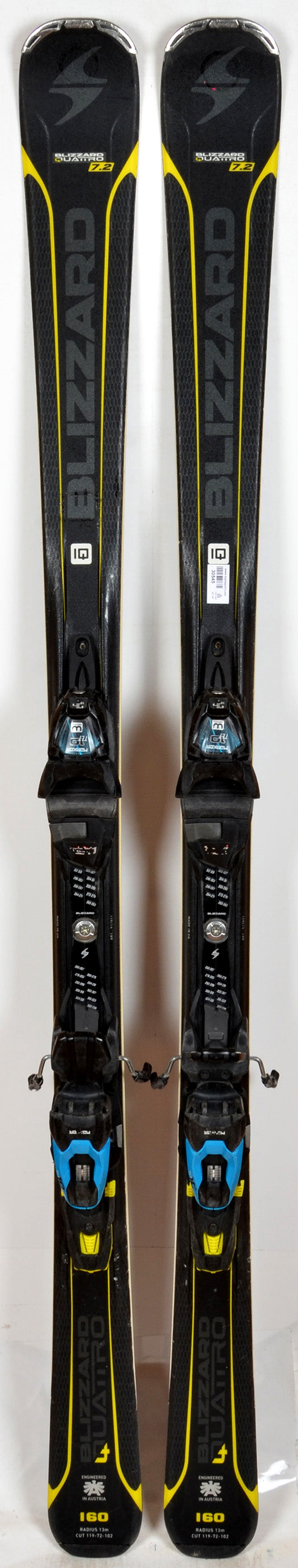 Blizzard QUATTRO 7.2 - skis d'occasion