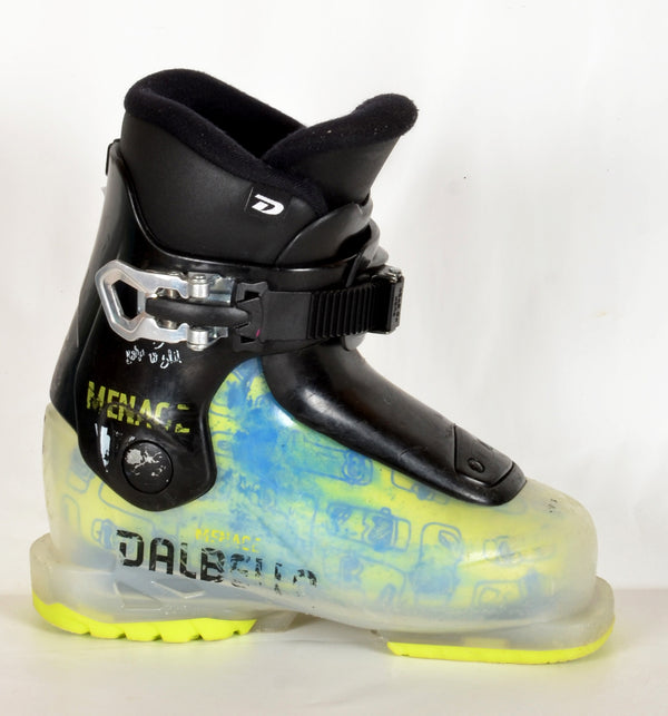 Dalbello MENACE 1.0 green - Chaussures de ski d'occasion Junior