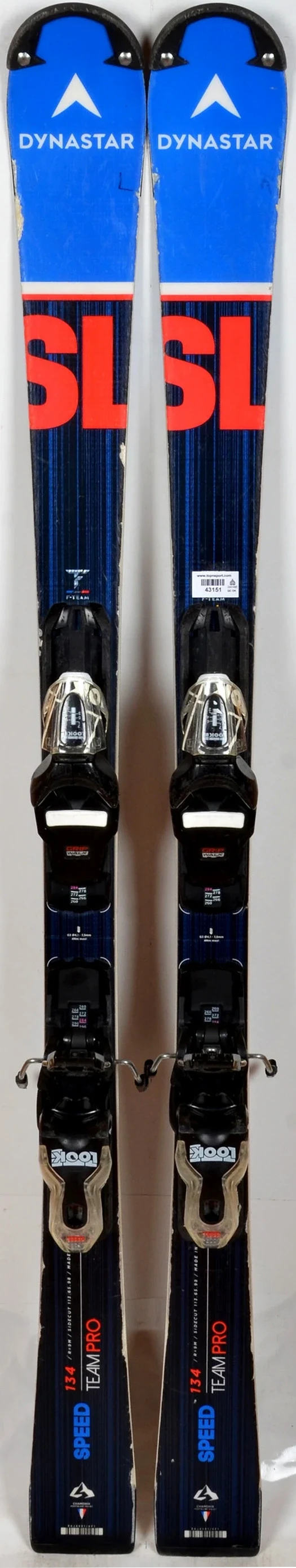 Dynastar SPEED TEAM PRO black / blue - skis d'occasion Junior