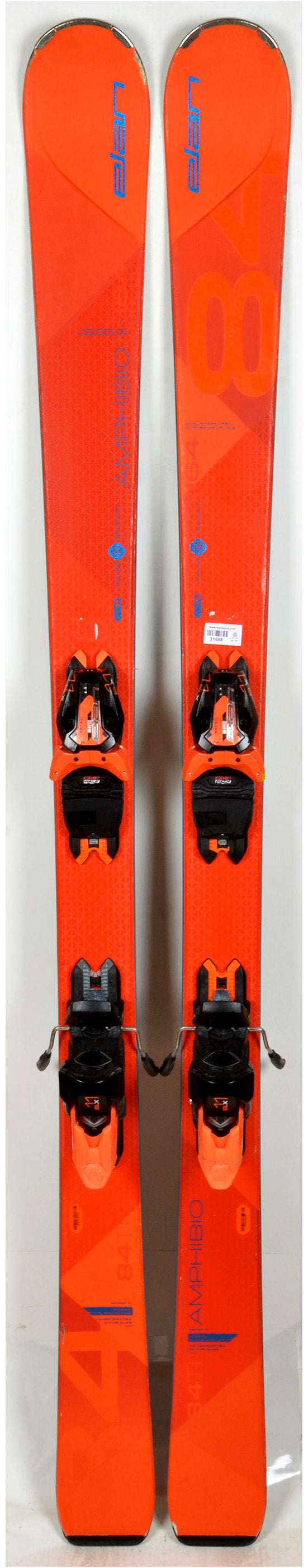 Elan AMPHIBIO 84 Ti full orange - skis d'occasion