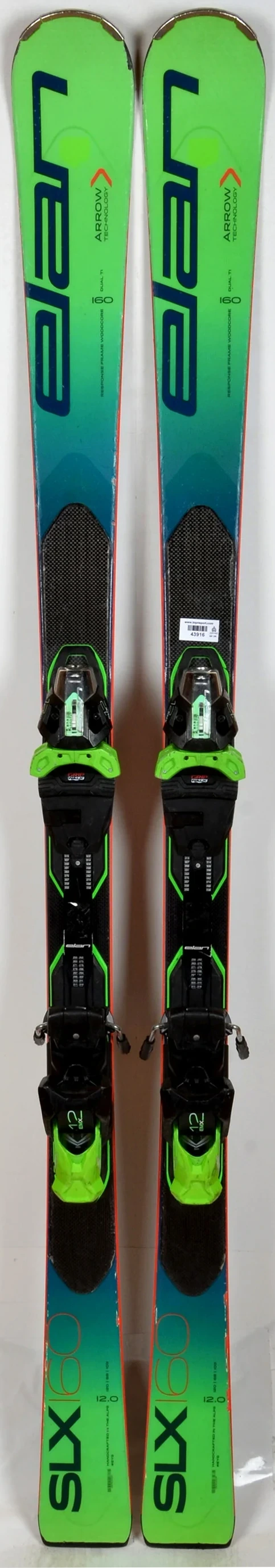 Elan SLX FUSION green / black - skis d'occasion