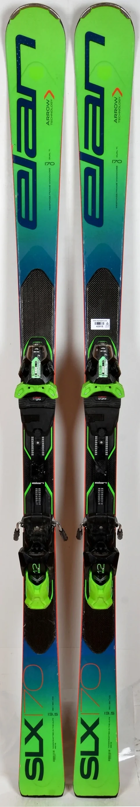Elan SLX FUSION green / black - skis d'occasion