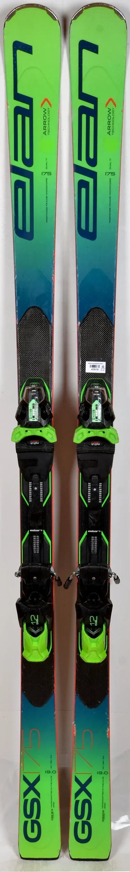 Elan GSX FUSION green - skis d'occasion