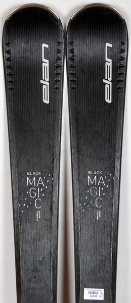 Skis Alpins Elan White Magic Occasion 152 Cm – Parfaits Pour La Piste, Avec Fixations