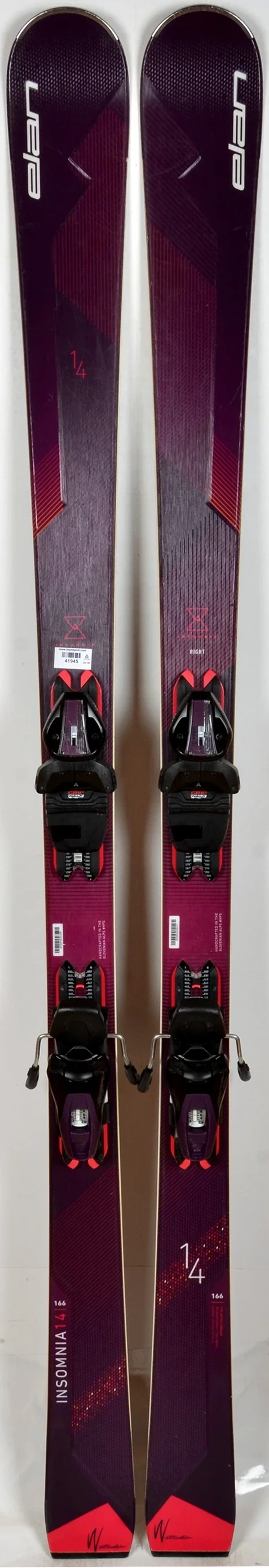Elan INSOMNIA 14 Ti pink - skis d'occasion Femme
