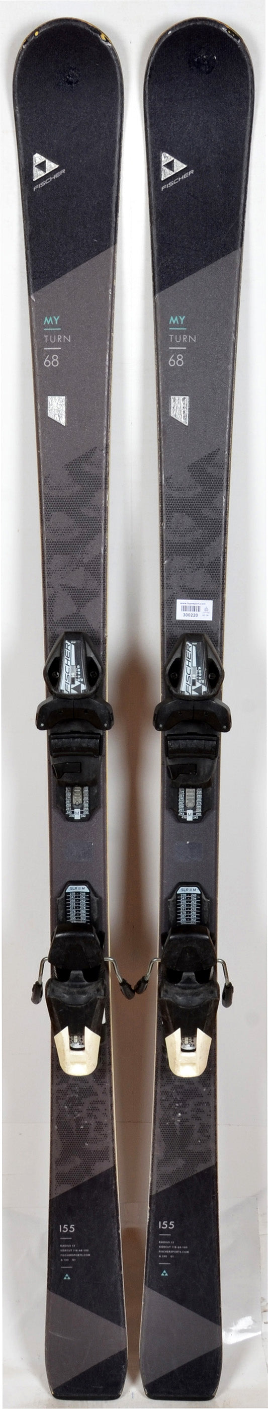 Fischer MY TURN 68 black - skis d'occasion Femme