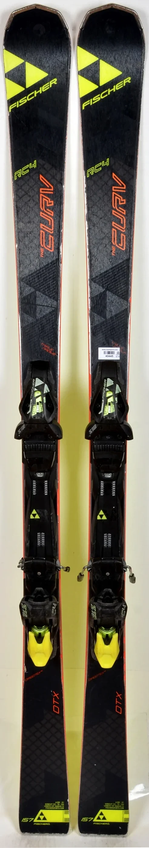 Fischer THE CURV DTX black - skis d'occasion