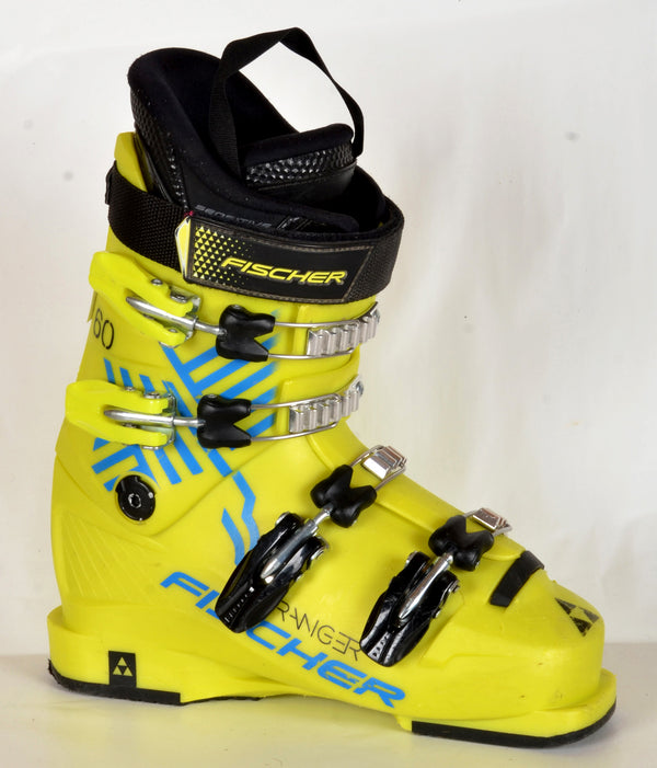 Fischer RANGER 60 yellow - Chaussures de ski d'occasion Junior