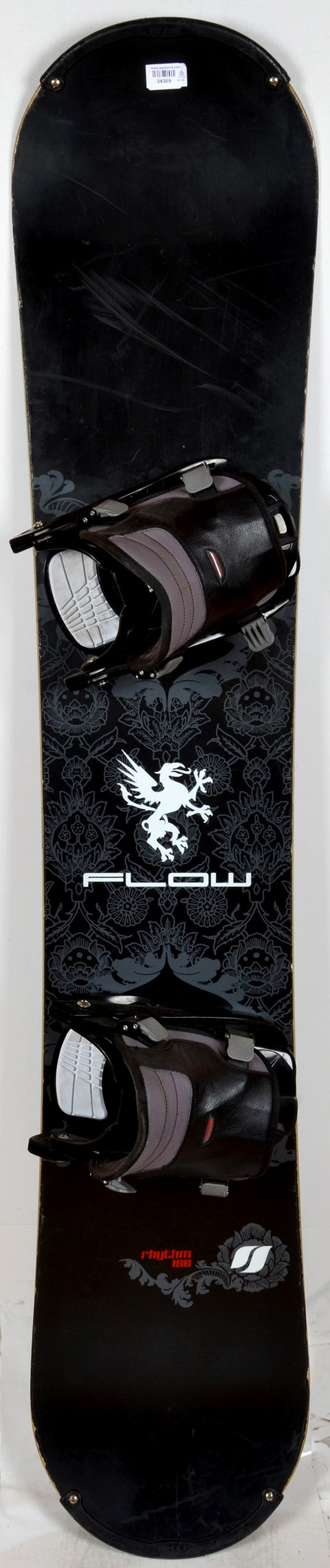 Pack Flow RHYTHM blk + fixations - snowboard d'occasion