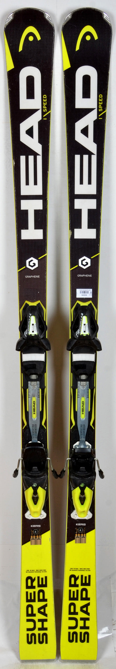 Head i.SUPERSHAPE SPEED black / yellow - skis d'occasion