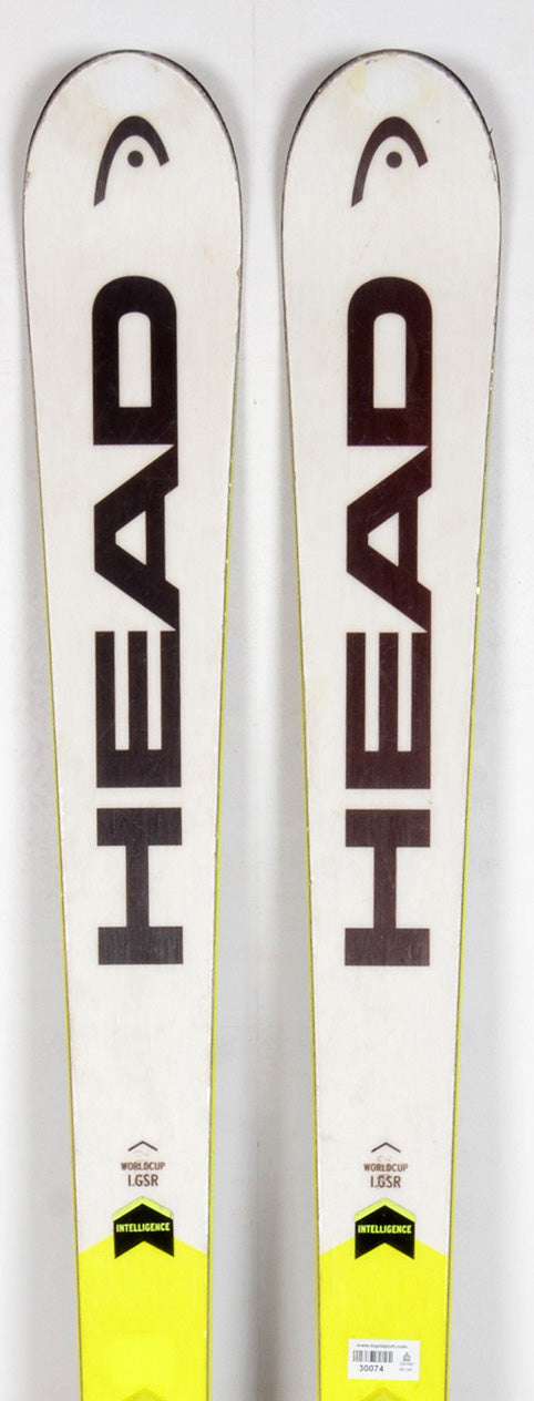 Head WORLDCUP REBELS I.GSR white/yellow - skis d'occasion