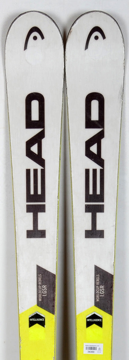 Head WORLDCUP REBELS I.GSR yellow - skis d'occasion