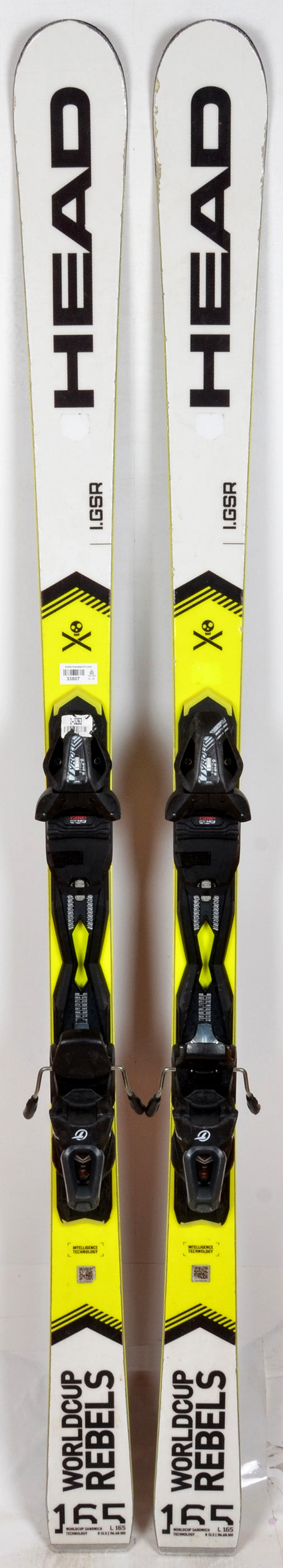 Head WORLDCUP REBELS I.GSR full white - skis d'occasion