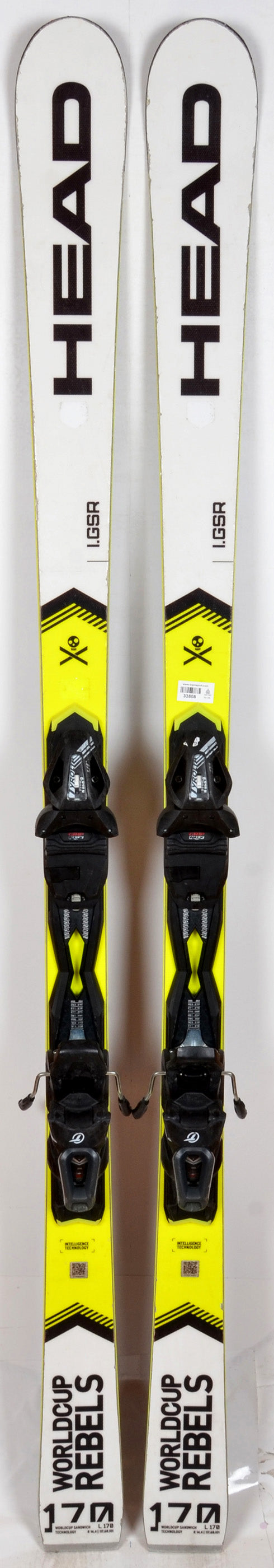 Head WORLDCUP REBELS I.GSR full white - skis d'occasion