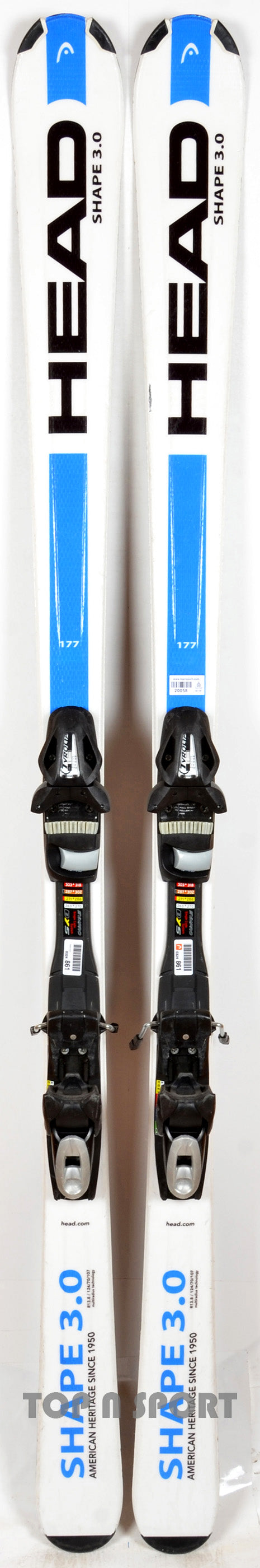 Head SHAPE 3.0 white / blue - skis d'occasion