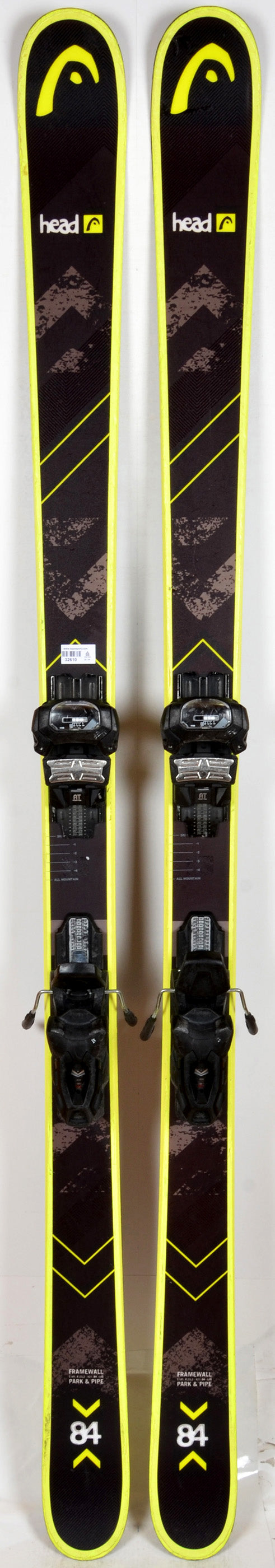 Head FRAME WALL black / yellow - skis d'occasion – Top N Sport