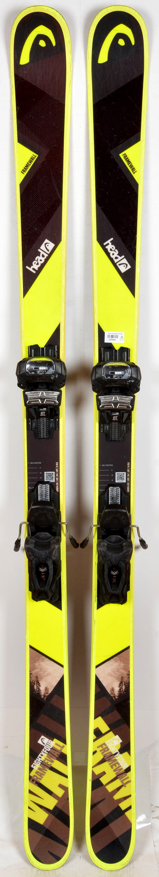 Head FRAM WALL yellow - skis d'occasion