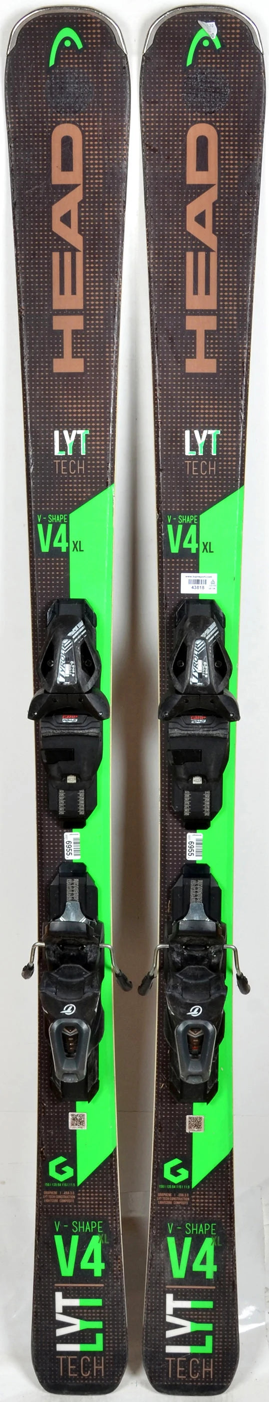 Head V-SHAPE V4 XL LYT green - skis d'occasion