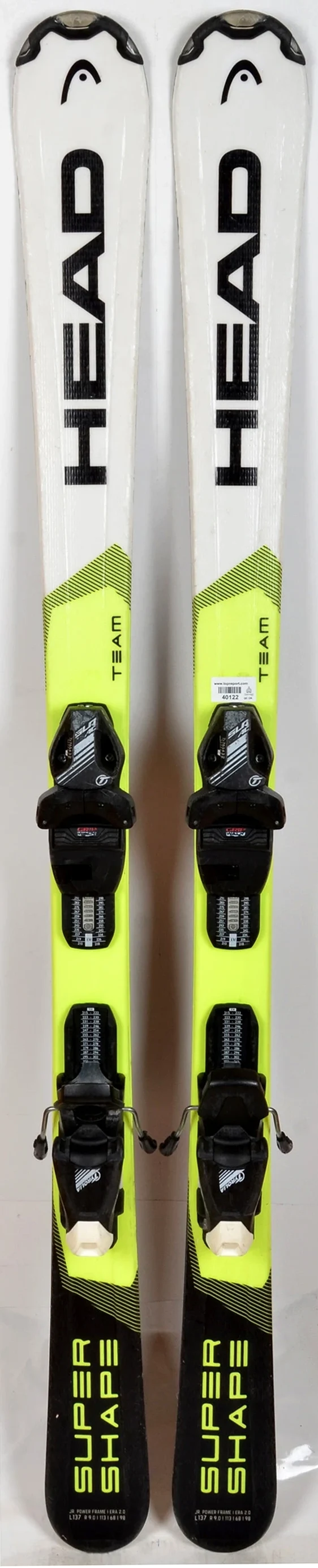Head SUPERSHAPE TEAM SLR - skis d'occasion Junior