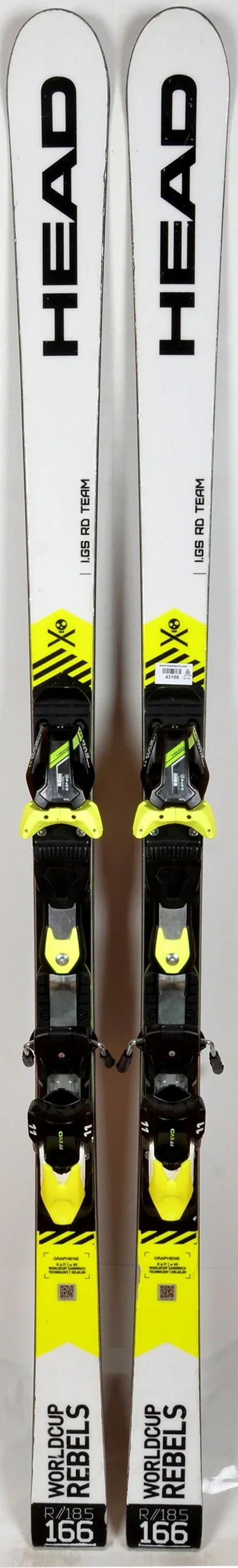 Head WORLDCUP i.GS TEAM white - skis d'occasion Junior